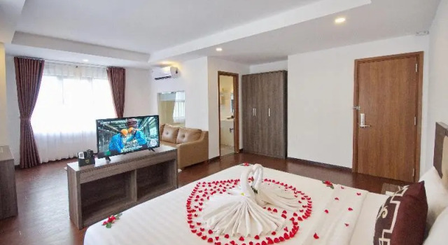 Двухместный полулюкс с видом на город Aries Hotel