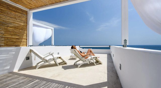 Номер Deluxe с видом на море Skyros Ammos Hotel