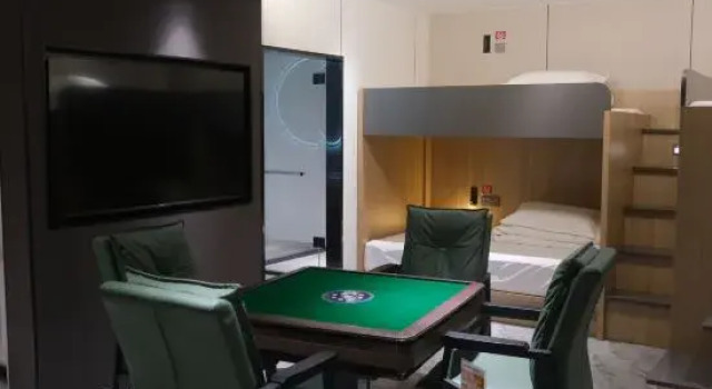 Кровать в общем номере WoZhuai E-Sports Hub Hotel (Shandong University InCity, Jinan)