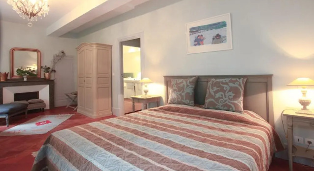 Standard double chambre avec balcon Château de la Prade