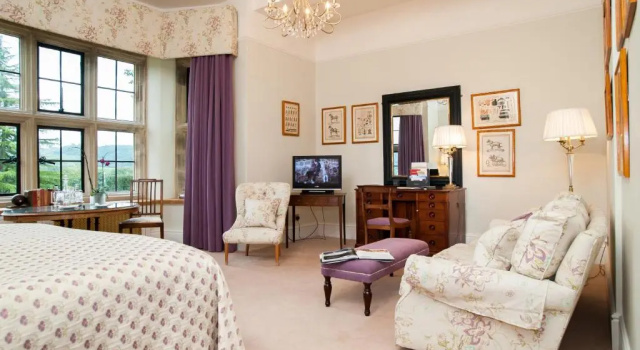 Двухместный номер Deluxe Llangoed Hall