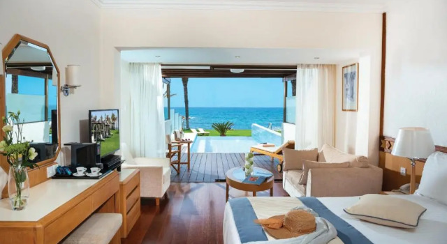 Полулюкс Дуплекс с видом на море Отель Constantinou Bros Athena Beach
