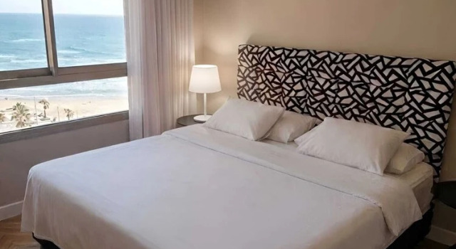 Suite 2 dormitorios frente a la playa Almog Beach Apartments מגדלי חוף הכרמל חיפה