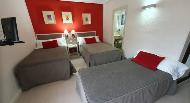 Трёхместный номер Standard с видом на сад Hotel La Carreta