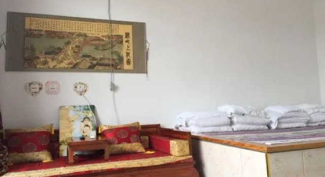 Кровать в общем номере Beijing Guest Laixiang Farmhouse