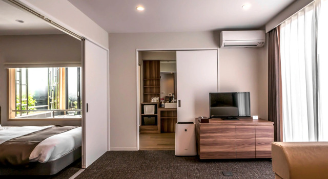 Двухместный люкс HOTEL R9 Kujukuri "ex Casual Resort COFF Ichinomiya"
