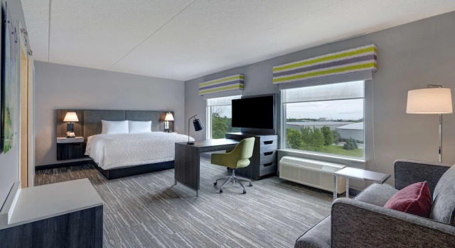 Двухместная студия Hampton Inn & Suites by Hilton Burlington Toronto