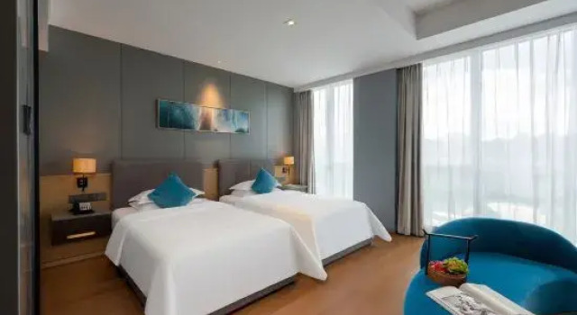 Camera Executive con vista sulla città SSAW Boutique Hotel Wenzhou Dexin