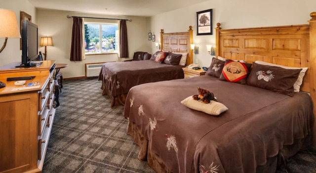 Четырёхместный номер Standard с видом на горы Bavarian Lodge