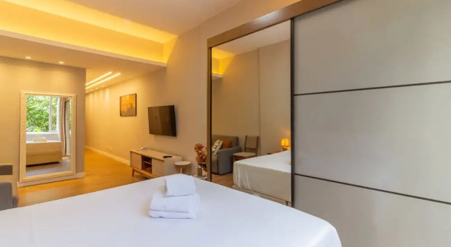 Loft With Soundproof Windows 5-minute Walk to the Beach Nsc304, Забронировать Апартаменты/квартира Апартаменты штата Рио-де-Жанейро, Апартаменты/квартира