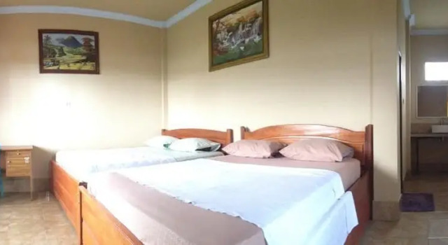 Двухместный номер Superior с 2 комнатами с балконом и с видом на горы Mr.DIN Rinjani Trails Hotel