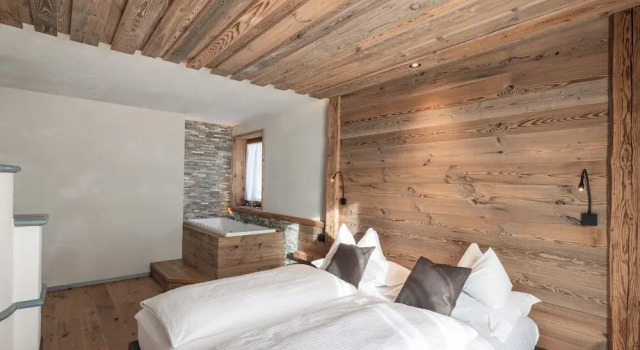 Люкс Deluxe Enrosadira La Roccia Wellness Hotel