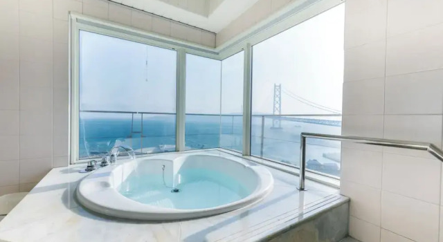 Двухместный номер в главном здании View Bath Deluxe с видом на океан Seaside Hotel Maiko Villa Kobe