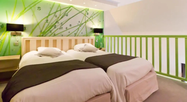 Семейный номер Standard Logis Hôtel Restaurant Le Fruitier