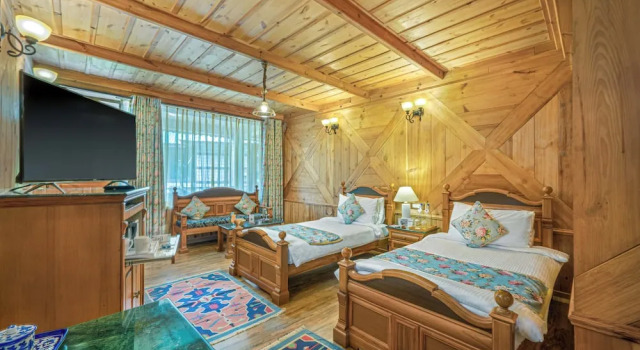 Двухместный номер Deluxe с балконом и с видом на сад Storii By ITC Hotels Urvashis Retreat, Manali