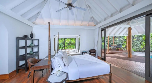 Pool Villa Beach Family c 1 комнатой Anantara Kihavah Maldives Villas