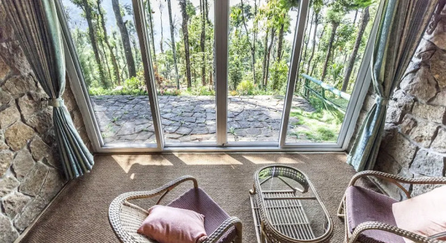 Номер Luxury c 1 комнатой с видом на окрестности Kaivalayam Retreat