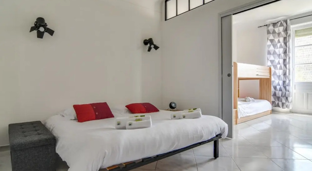 Apartment With 2 Bedrooms in Cannes, With Wonderful sea View, Terrace and Wifi - 50 m From the Beach