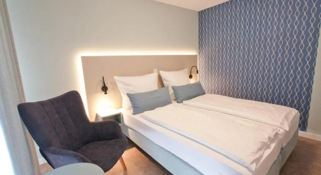 Двухместный номер Standard с балконом Hotel Garni Goldener Anker