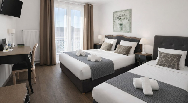 Номер Standard Logis Hôtel Blue Garden