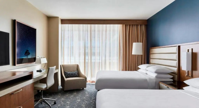 Двухместный номер Standard с красивым видом из окна Marriott Marquis Houston