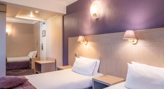 Четырёхместный номер Standard Hôtel Christina Lourdes