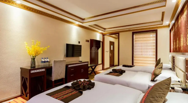 Трёхместный номер Deluxe Floral Hotel · Shangri-la Blue Sky