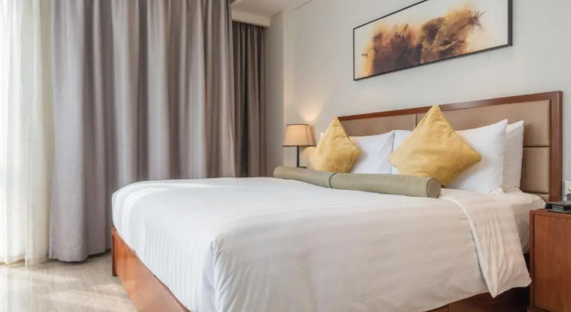 Двухместный номер Deluxe Oakwood Hotel & Residence Suzhou