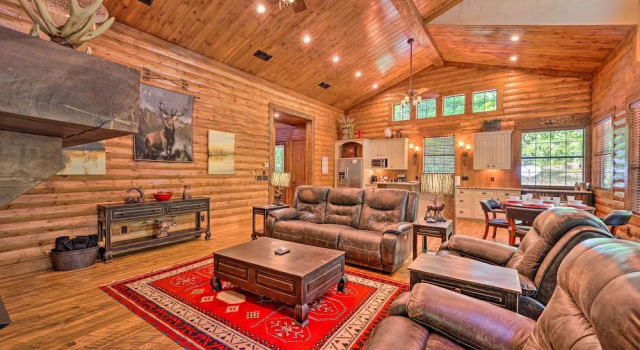 Catcha Fallin Star - 2 Bedroom Suites & Fire Pit, Boek Hotel Hochatown Oklahoma