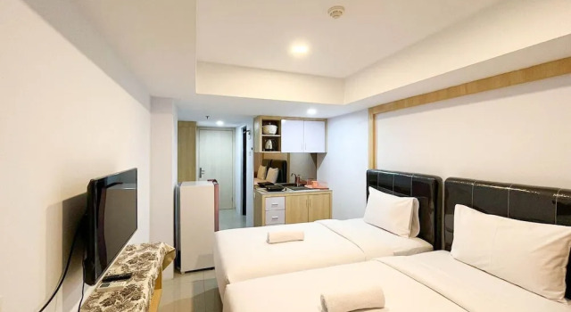Homey And Cozy Studio At De Prima Apartment, Book Apartment Medan Sumatra