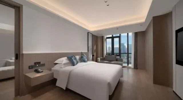 Люкс Superior Lantian Bright Collection Hotel Hangzhou（Jianshe 1St Road Subway Station Storre）