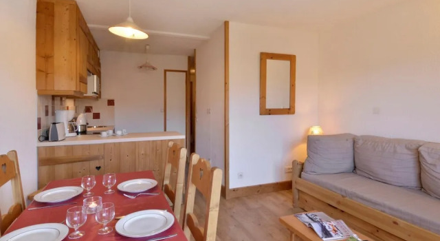 Belle Plagne Two-roomed Apartment for 5 People, Located on the Slopes Care54, Забронировать Апартаменты/квартира Бель-Плань Ла-Плань-Тарантез