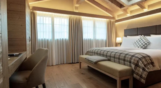 Двухместный номер Standard с видом на горы Hôtel de Rougemont & Spa