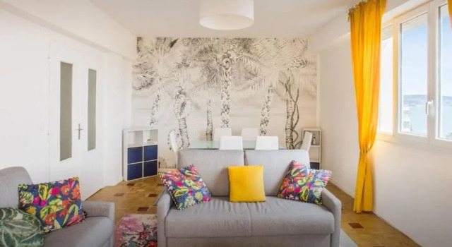 Stunning 2 bed Flat Nice front of the beach Seaview, Забронировать Апартаменты/квартира Fabron Ницца, рядом с Пляж Фаброн