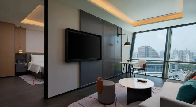 Двухместный люкс Deluxe с видом на парк Radisson Blu Hotel, Shanghai Stadium