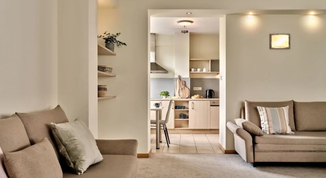 Апартаменты Deluxe c 1 комнатой с балконом Apartamenty Media Park