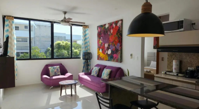 Ocean and city view rooftop, apartment 2BR 303, Prenota Appartamento Hotel a Quintana Roo con parcheggio, Parcheggio