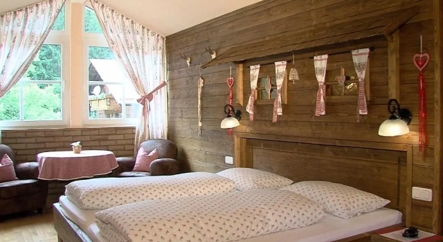 Номер Standard Landgasthof zum Hirschenstein, Pension Garni