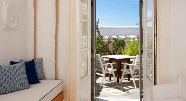 Двухместный номер Premium с видом на сад Mykonos Grand Hotel & Resort