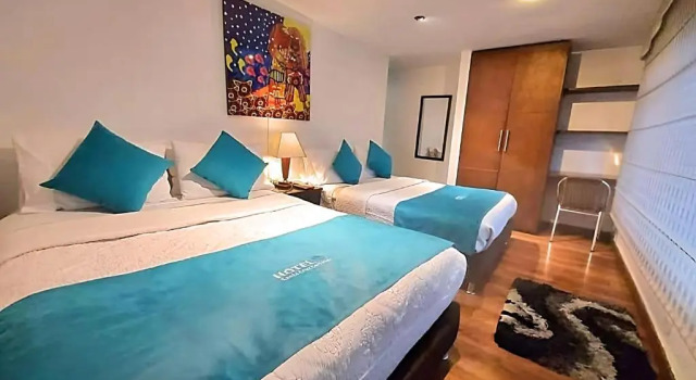Четырёхместный номер Standard Hotel Santa Cruz Bogotá