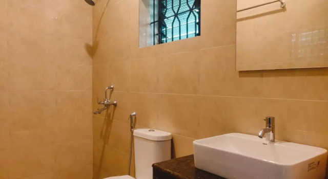 Deluxe Kahden hengen huone Morjim Sunset Hotel - 300 Meter to Morjim Beach with Pool & Kitchen Apartments