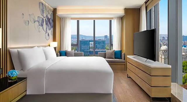Двухместный люкс Executive c 1 комнатой Courtyard by Marriott Nanjing Jiangning