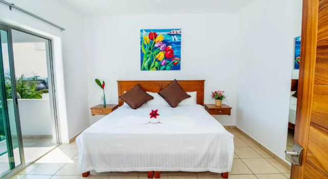 Двухместный номер Deluxe с балконом и с видом на море Hotel Casa Pridda