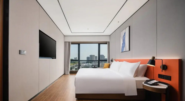 Двухместный люкс Deluxe Hilton Garden Inn Anqing Susong