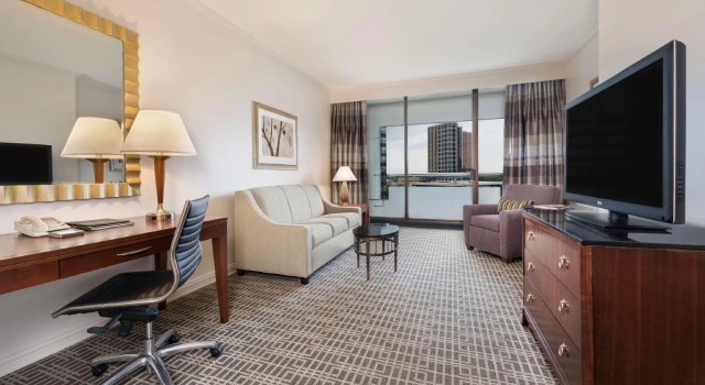 Двухместный люкс Standard c 1 комнатой Hilton Houston Post Oak by the Galleria