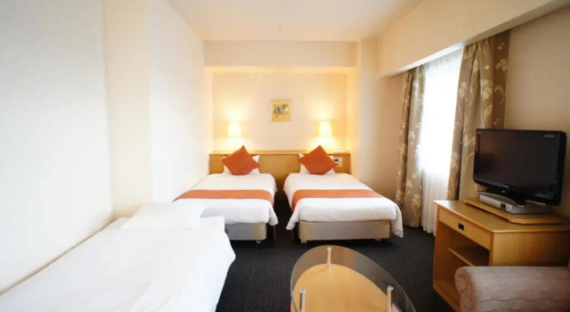 Трёхместный номер Standard Hiyori Hotel Osaka Suminoekoen Station