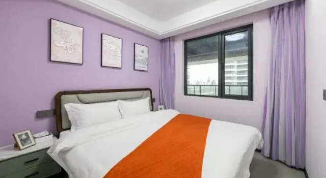 Семейный люкс с 2 комнатами Huiguan·Living Seaview Smart Homestay