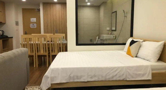 Còn 10 căn FLC sea tower studio giường đôi 4 người, Забронировать Отель Отели Куинён с парковкой, Парковка