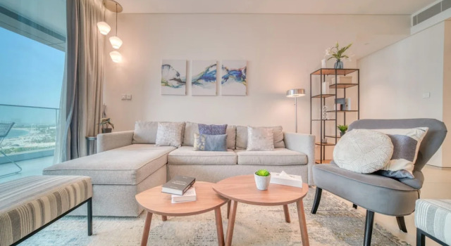 Апартаменты Modern 2BR w Sea View Balcony at Address JBR