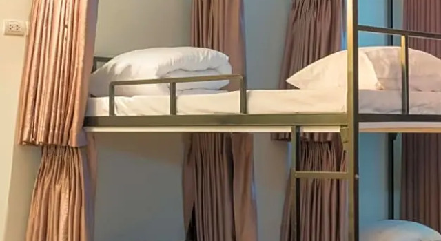 Кровать в общем номере Khách xá Bái Đính - Bai Dinh Guest House
